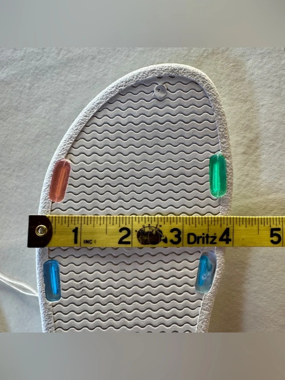 Vintage Islander Women's Pastel Multi-Color Slide Sandals (11) - Picture 12 of 16